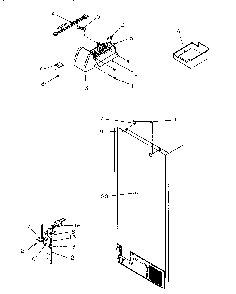 Section 7 Diagram and Parts List for TR21S4E-P1196104WE  Amana Refrigerator