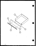 Part Location Diagram of Y0088812 Whirlpool Oven Door Handle