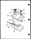 Part Location Diagram of 0088782 Whirlpool HINGE, MAIN TOP