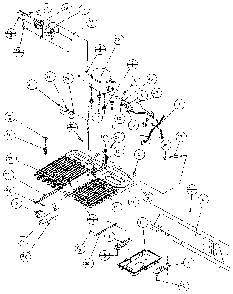 Compressor Compartment Diagram and Parts List for 86068-P1125513  Amana Refrigerator
