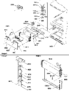 Evaporator & Freezer Control Assembly Diagram and Parts List for BG20T2L-P1316303WL  Amana Refrigerator