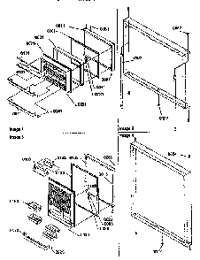 Door Assemblies Diagram and Parts List for BX22S5E-P1196705WL  Amana Refrigerator