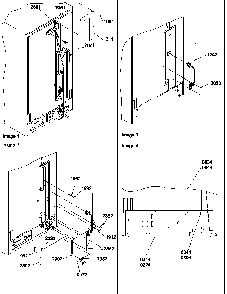 Cabinet Back Diagram and Parts List for SX522VW-P1320501WW  Amana Refrigerator