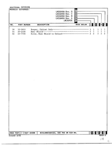Exterior Page 3 Diagram and Parts List for 6640A  Norge Washer