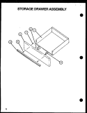 Part Location Diagram of 311750L Whirlpool PANEL, STORAGE DRAWER, ALMOND