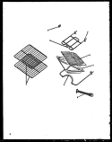Page 2 Diagram and Parts List for EBE22AA0CEH P1142442N Amana Range