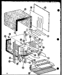 Page 10 Diagram and Parts List for RCR-5 P8531901S Amana Microwave Oven Combo