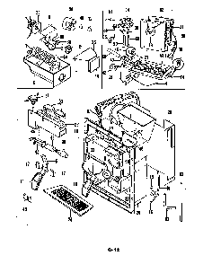 Ice & Water Dispenser Diagram and Parts List for CRC24EA-3AI-5M75A  Magic Chef Refrigerator