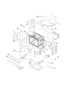 Oven Parts Diagram and Parts List for JJW3830DS01  Jenn-Air Wall Oven
