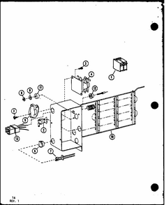 Part Location Diagram of C6172001 Whirlpool NLACIRCUIT BREAKER