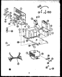 ELECTRICAL PARTS Diagram and Parts List for EVP399  Caloric Microwave Oven Combo