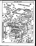 Page 1 Diagram and Parts List for RVP397  Caloric Microwave Oven Combo
