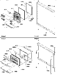 Door Assemblies Diagram and Parts List for BG20TL-P1196510WL  Amana Refrigerator