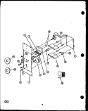 CONTROL PANEL Diagram and Parts List for RVP397  Caloric Microwave Oven Combo