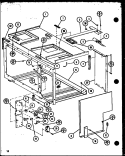 Page 5 Diagram and Parts List for RCR-700 P8572701S Amana Microwave Oven Combo