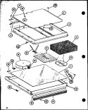 Page 9 Diagram and Parts List for RCC-1010 P8572901S Amana Microwave Oven Combo