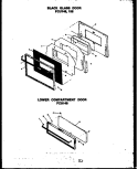 Part Location Diagram of 40733 Whirlpool DOOR BAFFLE