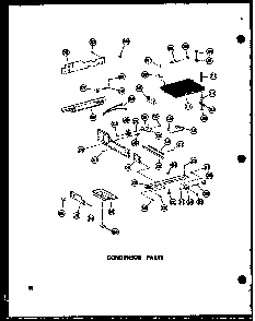 Condensor Parts Diagram and Parts List for SD19W-C-P60340-23WC  Amana Refrigerator