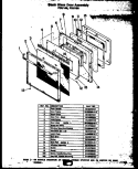 Part Location Diagram of 0052323 Whirlpool FRAME DOOR **NLA*