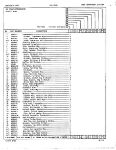 Unit Compartment/system Page 2 Diagram and Parts List for 19684  Admiral Refrigerator