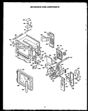 MICROWAVE OVEN COMPONENTS Diagram and Parts List for EKD395  Amana Microwave Oven Combo
