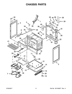 Part Location Diagram of W11135752 Whirlpool ANCHOR-TIP