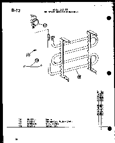 200 Series Parts List Diagram and Parts List for ES216D-3MR P55417-43R Amana Air Conditioner