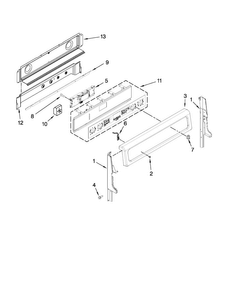 Part Location Diagram of W10294796 Whirlpool KNOB