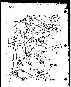 Antenna Assembly Diagram and Parts List for RR-10A P74750-2M Amana Microwave
