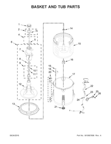 Part Location Diagram of W11448788 Whirlpool Wire Harness