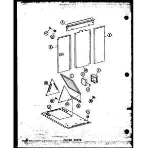 Part Location Diagram of B9268403 Whirlpool Filter supt-rear