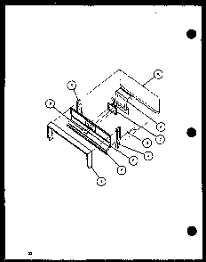 Section 2 Diagram and Parts List for CBE26FCW P1137949NW Amana Range