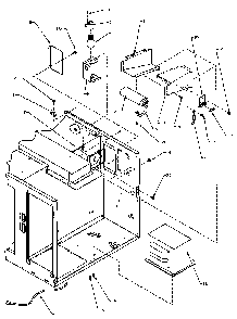 Electrical Parts And Components Diagram and Parts List for RSBG659P P1170306MZ Amana Microwave