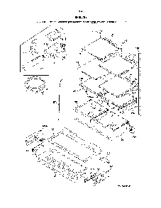 Shelves Diagram and Parts List for 2537041341D  Kenmore Refrigerator