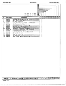 Freezer Compartment Page 2 Diagram and Parts List for 18080A  Admiral Refrigerator