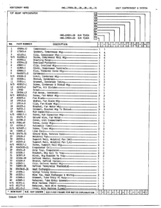 Unit Compartment/system Page 2 Diagram and Parts List for 19884B  Admiral Refrigerator