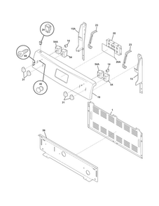 Part Location Diagram of 316471521 Frigidaire PANEL-BACKGUARD