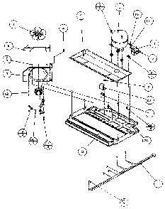 Panasonic Compressor Diagram and Parts List for TS18RB-P1158403W  Amana Refrigerator