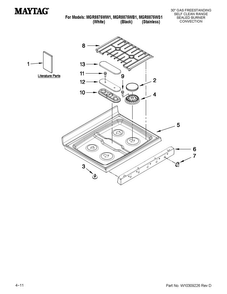 Part Location Diagram of WPW10200192 Whirlpool Knob - White