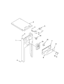 Panel And Control Parts Diagram and Parts List for JQTC507B0  Jenn-Air Trash Compactor