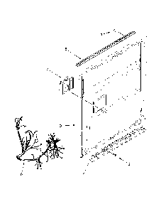 Inner Door Parts Diagram and Parts List for 66512769K314  Kenmore Dishwasher
