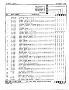 Cylinder And Drive Page 2 Diagram and Parts List for 7440A REV B Norge Dryer