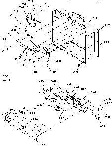 Ice/water Cavity And Electronic Bracket Assy Diagram and Parts List for SSD522TW-P1313602WW  Amana Refrigerator