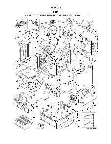 Body Diagram and Parts List for 79032363415  Kenmore Range