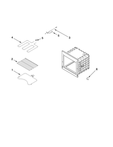 Internal Oven Parts Diagram and Parts List for JJW9330DDS13  Jenn-Air Wall Oven