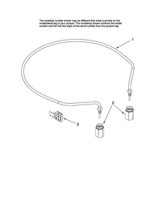 Heater Parts Diagram and Parts List for MDBH968AWB3  Maytag Dishwasher