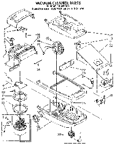 Base Assembly Diagram and Parts List for 1162214590  Kenmore Filters & Accessories