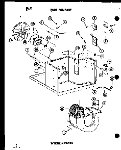 Section 2 Diagram and Parts List for ES12-2ML P54974-60R Amana Air Conditioner