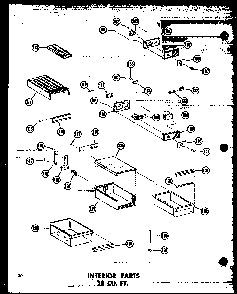 Section 8 Diagram and Parts List for TC18N-A-P60303-59WA  Amana Refrigerator