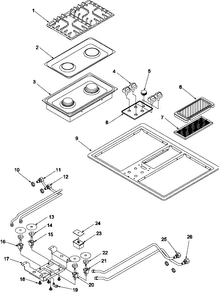 Part Location Diagram of 0315727 Whirlpool Switch, spark (270 de